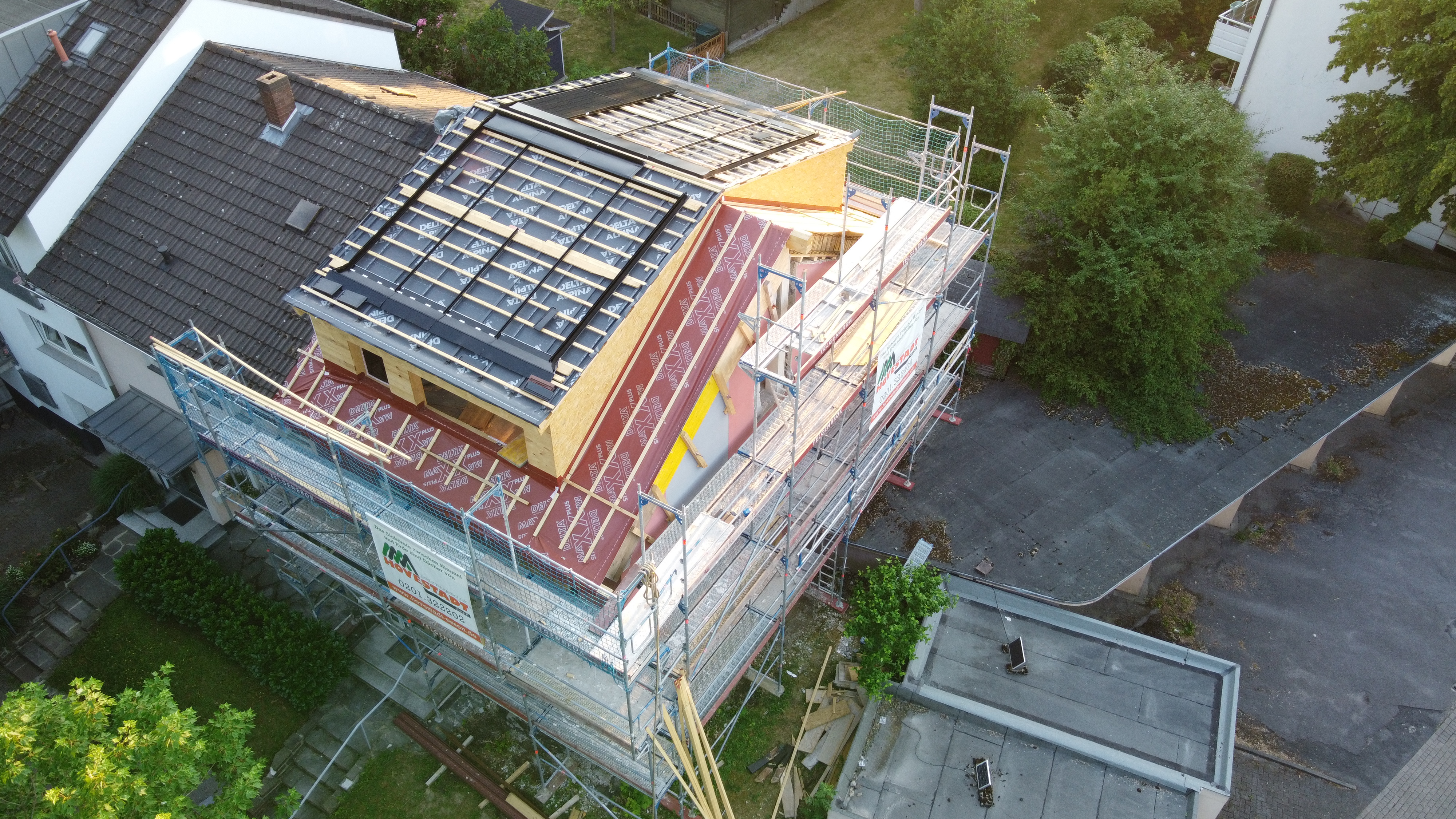 Entwicklung eines Daches